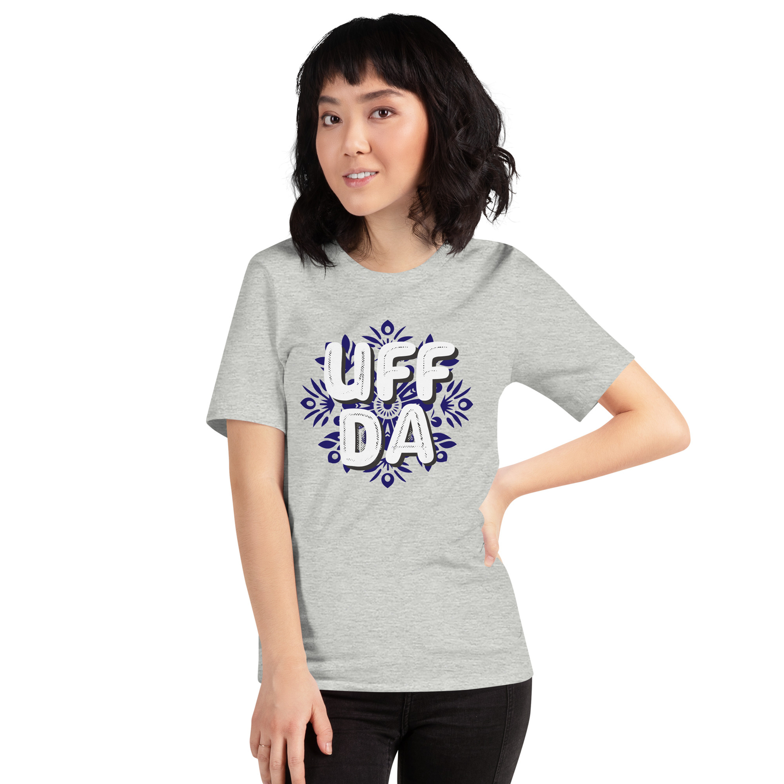 Uff Da Scandinavian Heritage Midwest Unisex T-shirt S,M,L,XL,2X,3X,4X