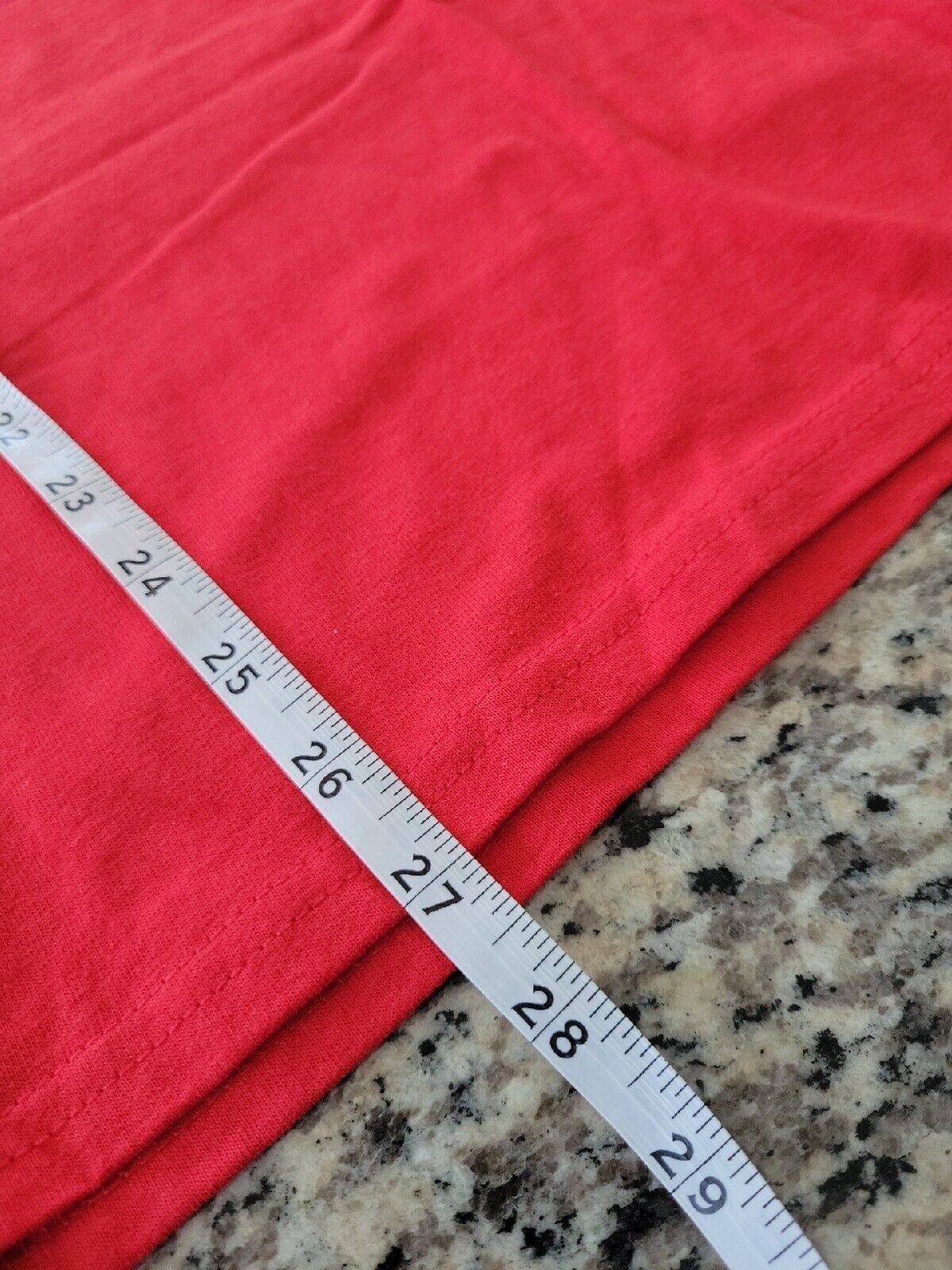 Gildan Ultra Cotton Mens Crewneck Long Sleeve T-Shirt Med 2400 Red