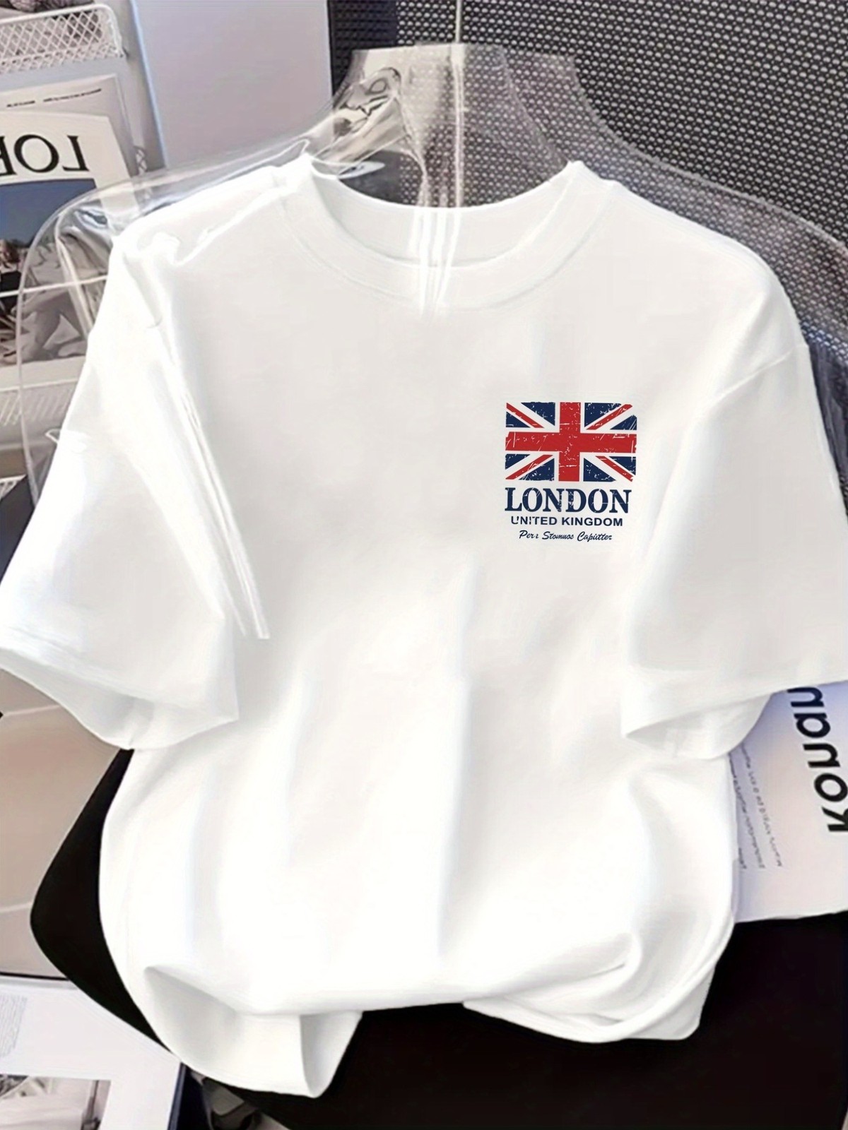 London United Kingdom T-Shirt | Union Jack Flag Graphic Tee