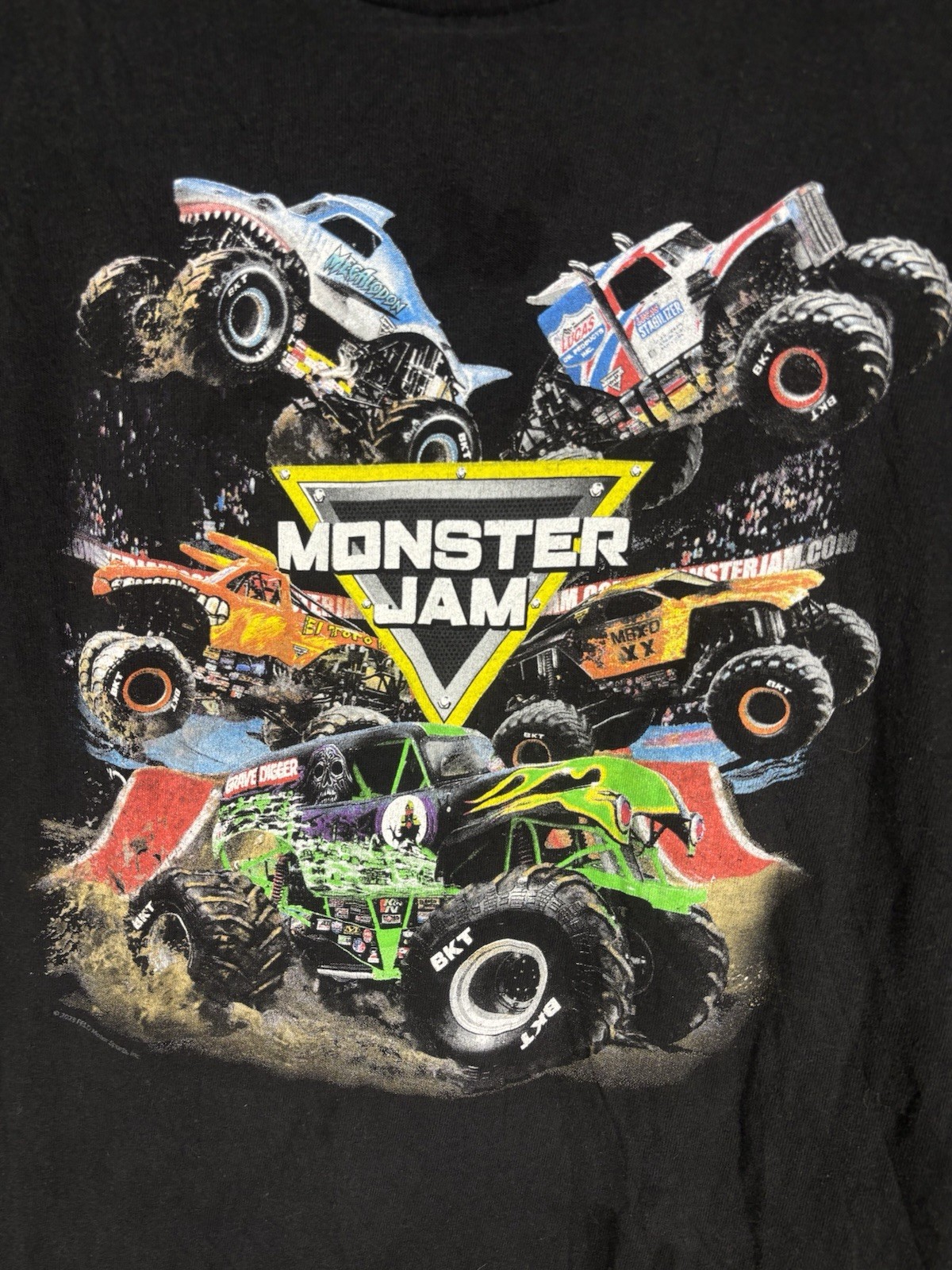 Delta Pro Weight Monster Jam 2023 Graphic Men’s Black T-Shirt Size S