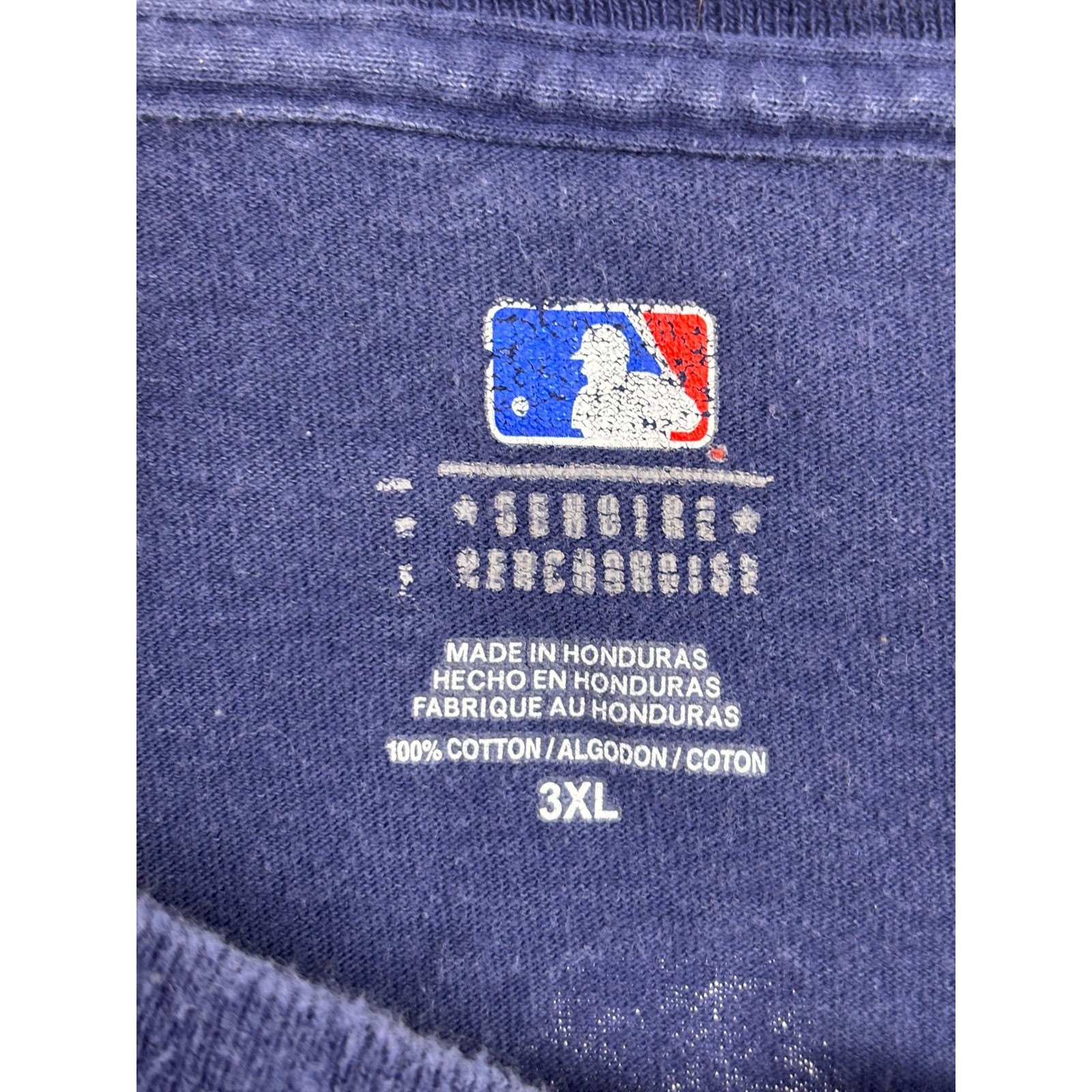 MLB Milwaukee Brewers Navy Blue Dad 1 Graphic Shirt Mens 3XL Genuine Merchandise
