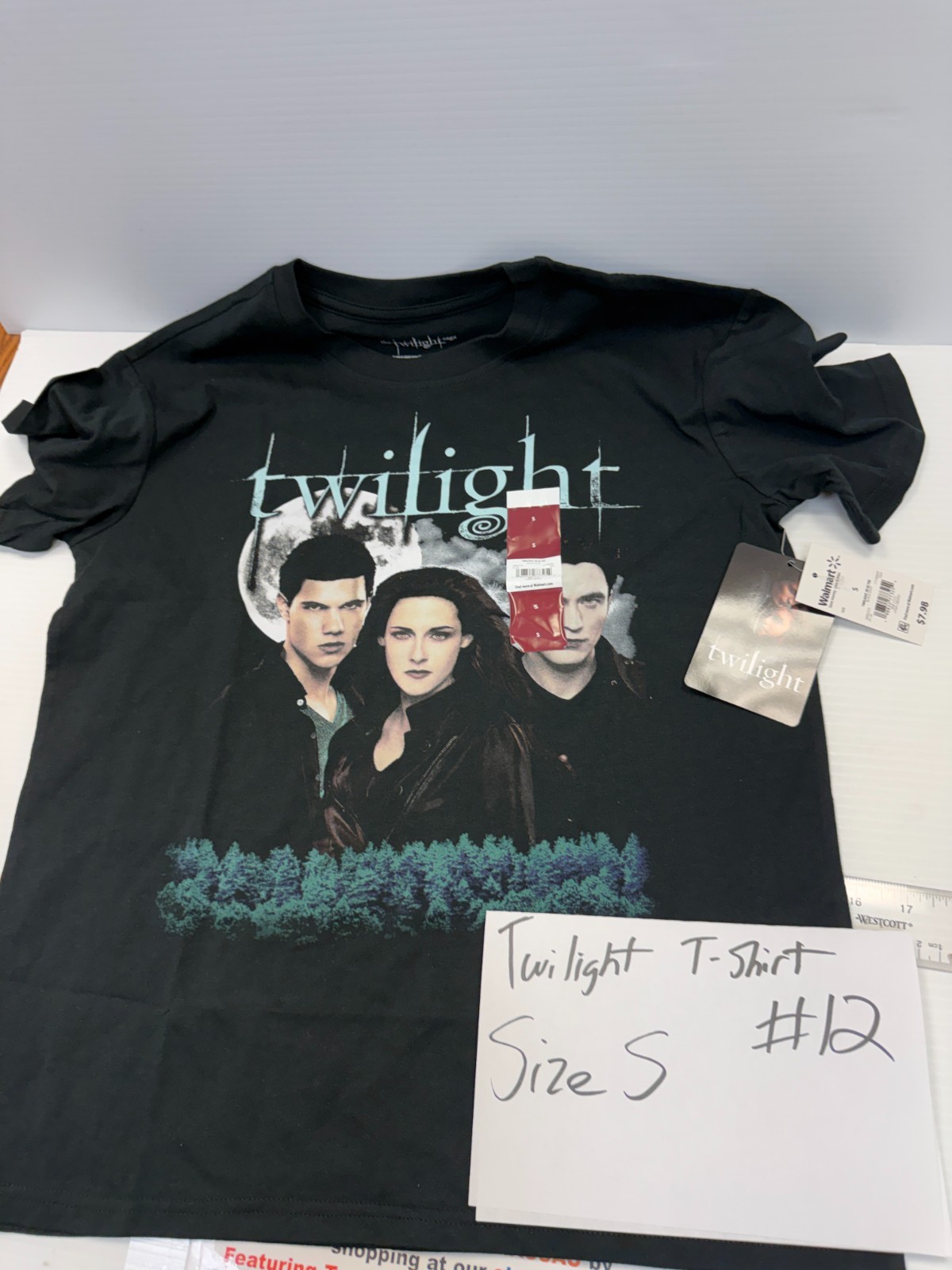 Twilight Black T-Shirt – Size Small – Walmart – NWT – #12