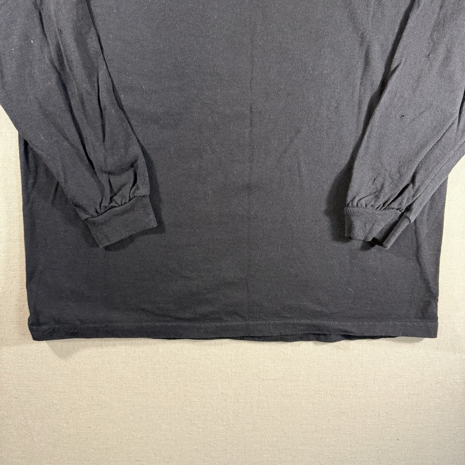 Delta Pro Weight Black Long Sleeve Skull Y2K Vintage Size XL 2000s
