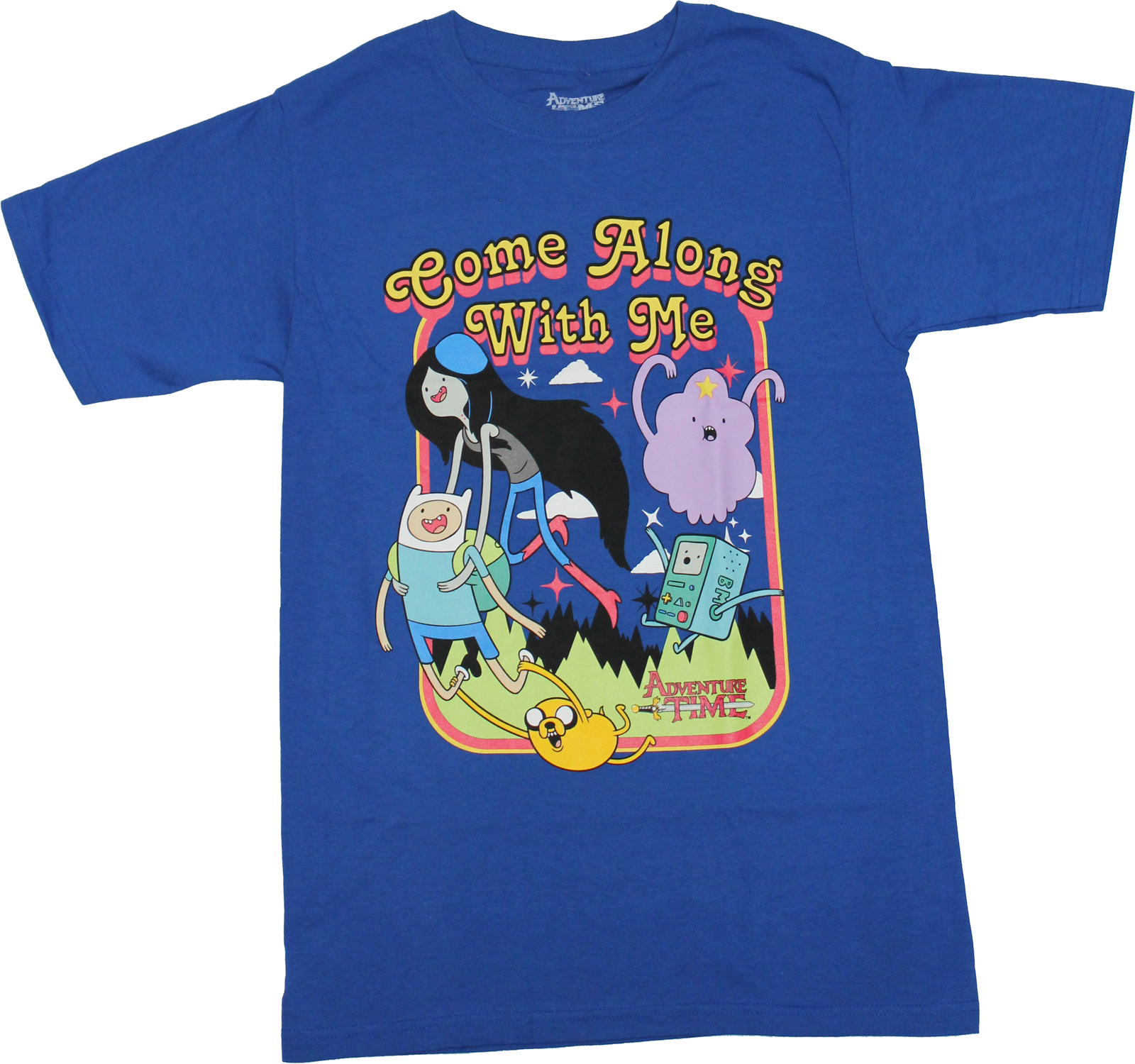 Adventure Time New Adult T-Shirt – Come Along With Me Marceline & Finn