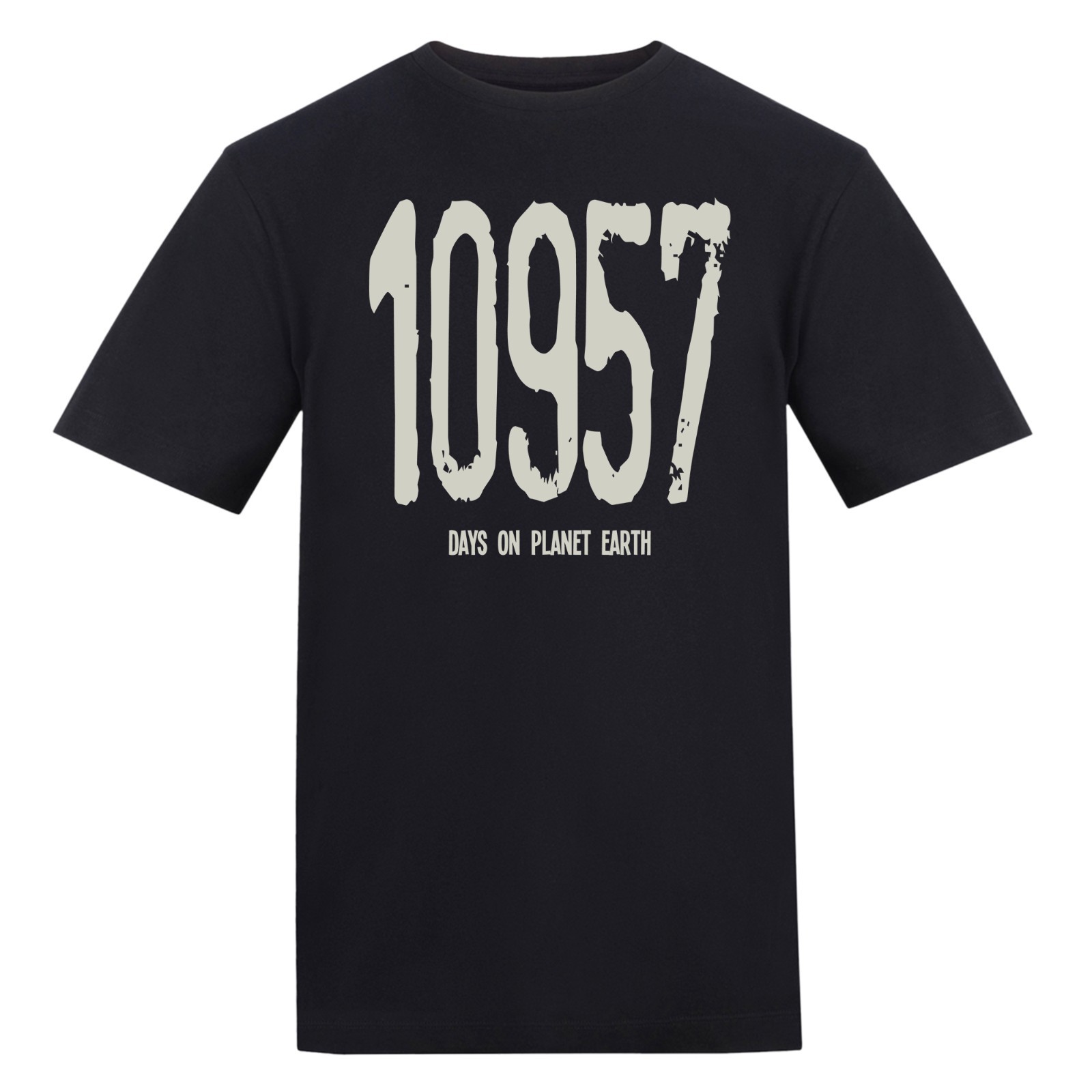10957 Days on Planet Earth 30th Birthday Hand Printed T-Shirt Gift Size S-5XL