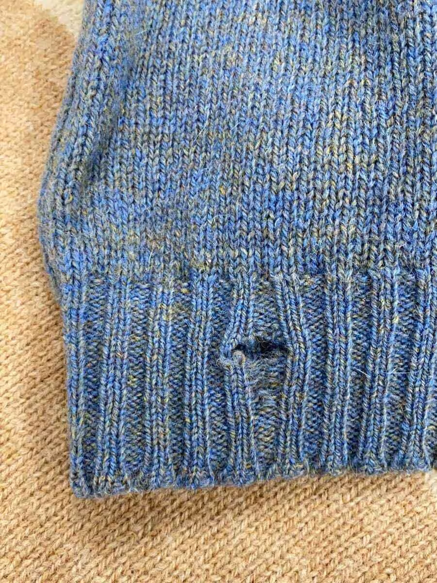 Other Brands Knit Sweater (Thick) M Wool BEG Solid Color