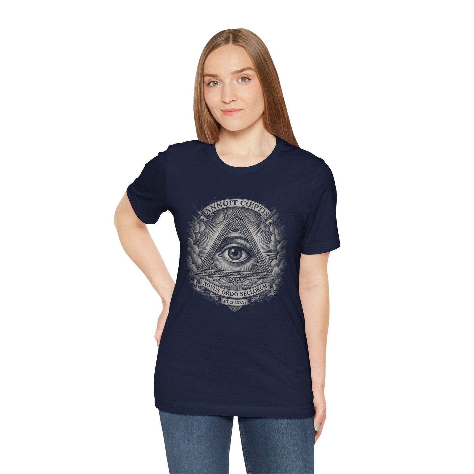 Eye of Providence T-Shirt | Illuminati All-Seeing Eye Masonic Symbol Tee