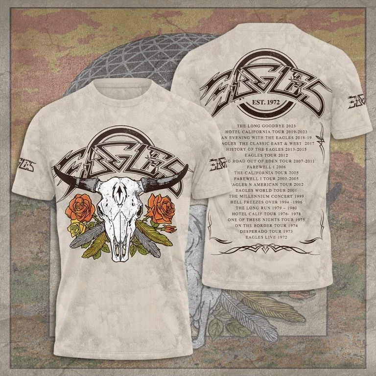 The Eagle Band Tour Concert Est.1972 Limited Edition Tee Shirt P083