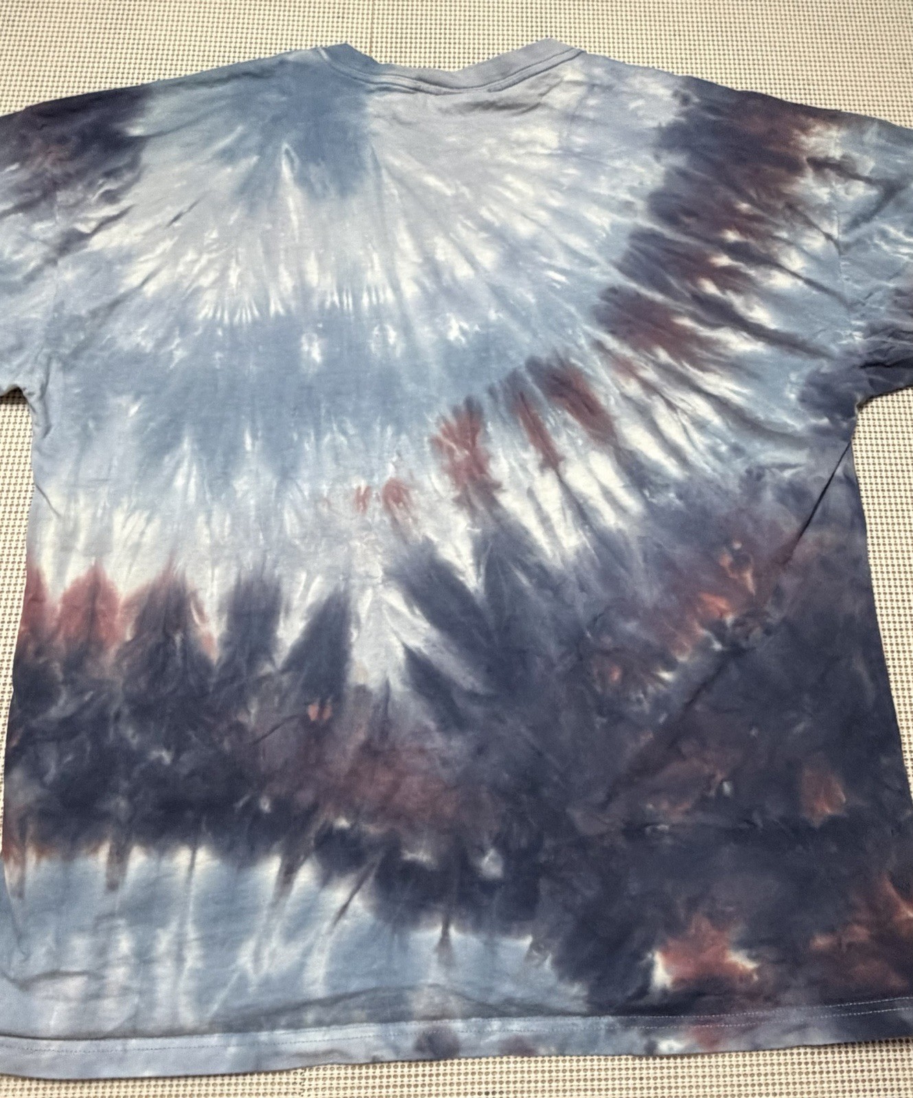 Teddy Fresh Tie Dye Long Sleeve T Shirt Mens 2XL Spellout