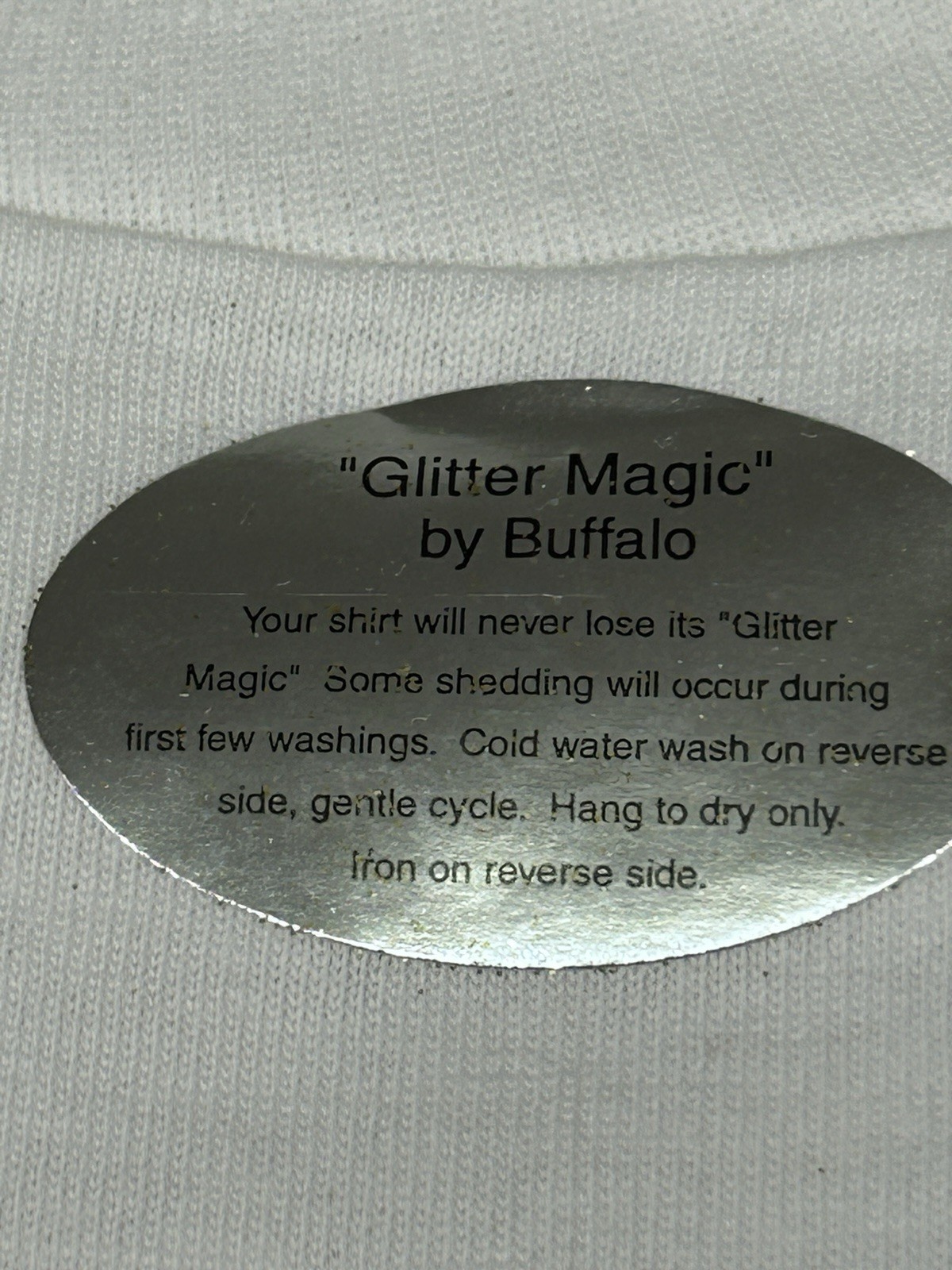 Vintage 90s Glitter Magic Graphic T-Shirt Sz XL Hummingbird