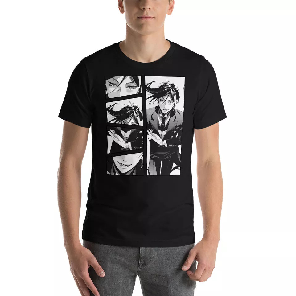 Black Butler T-shirt Sebastian,Kuroshitsuji,Toboso Yana, Japanese, Anime Shirt
