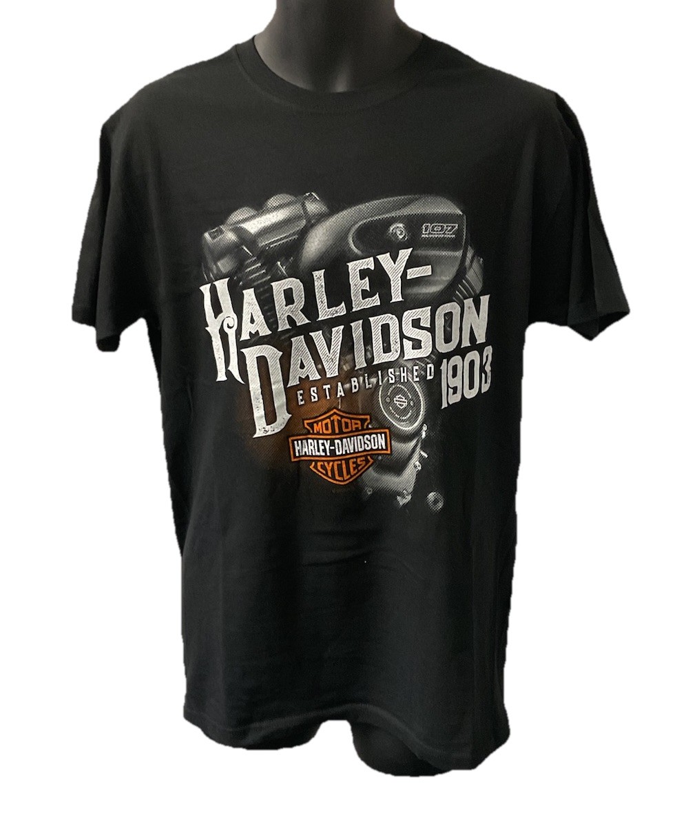 Harley Davidson Men’s Evolve Short Sleeve T-Shirt Black 402947750