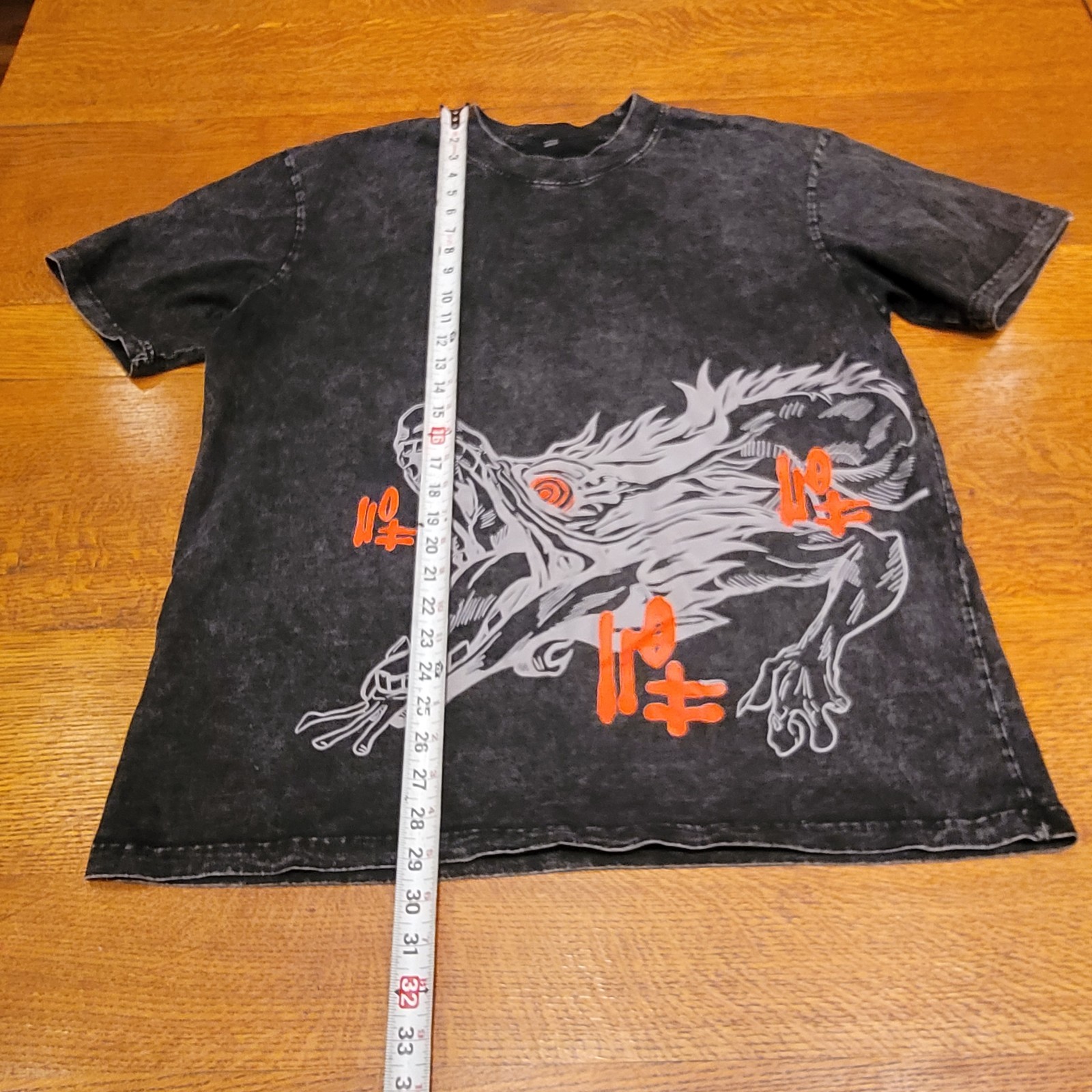 Geto Suguru Monkeys Special Grade Jujutsu Kaisen Washed Graphic Tee Large