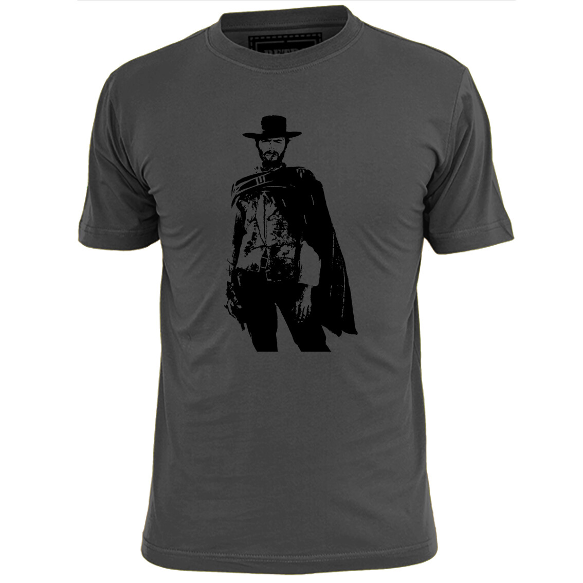 Mens Man With No Name Western Inspired T Shirt Clint Eastwood