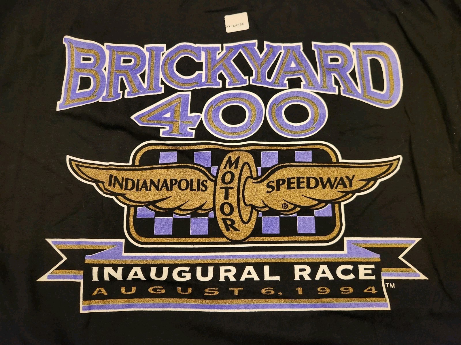 Vintage Brickyard 400 Inaugural Race T Shirt Size 2XL Indianapolis Speedway New