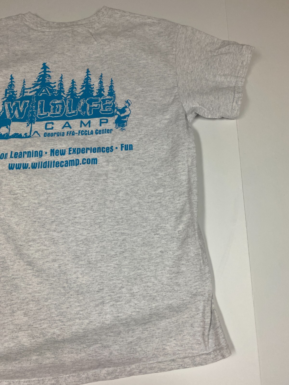 Camp Wildlife Mens shirt Large gray