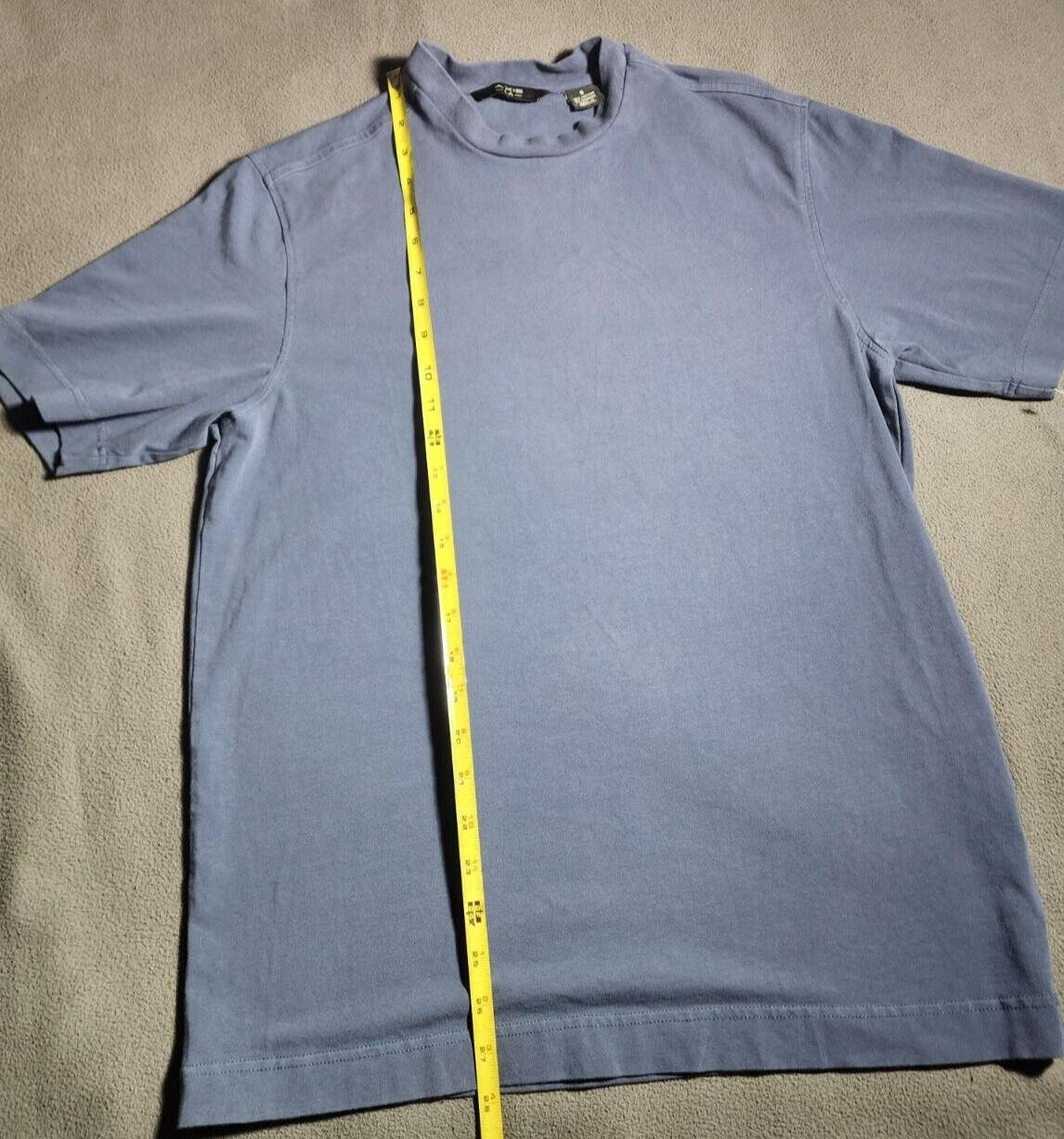 Axis LA T-Shirt Men Small Blue Short Sleeve Outdoor Round Neck Pull On
