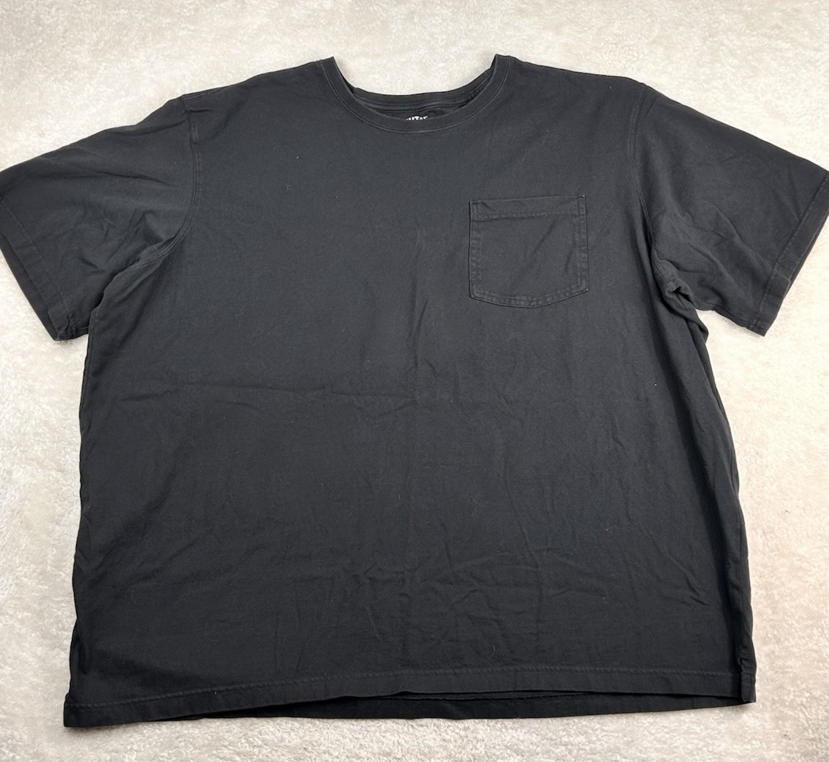 Duluth Trading Longtail T-Shirt Men’s 3XL Black Relaxed Fit Pocket Crewneck
