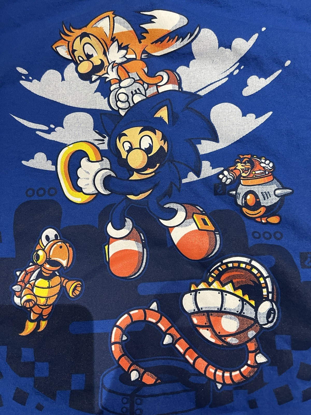 Teefury Large Mario Shirt