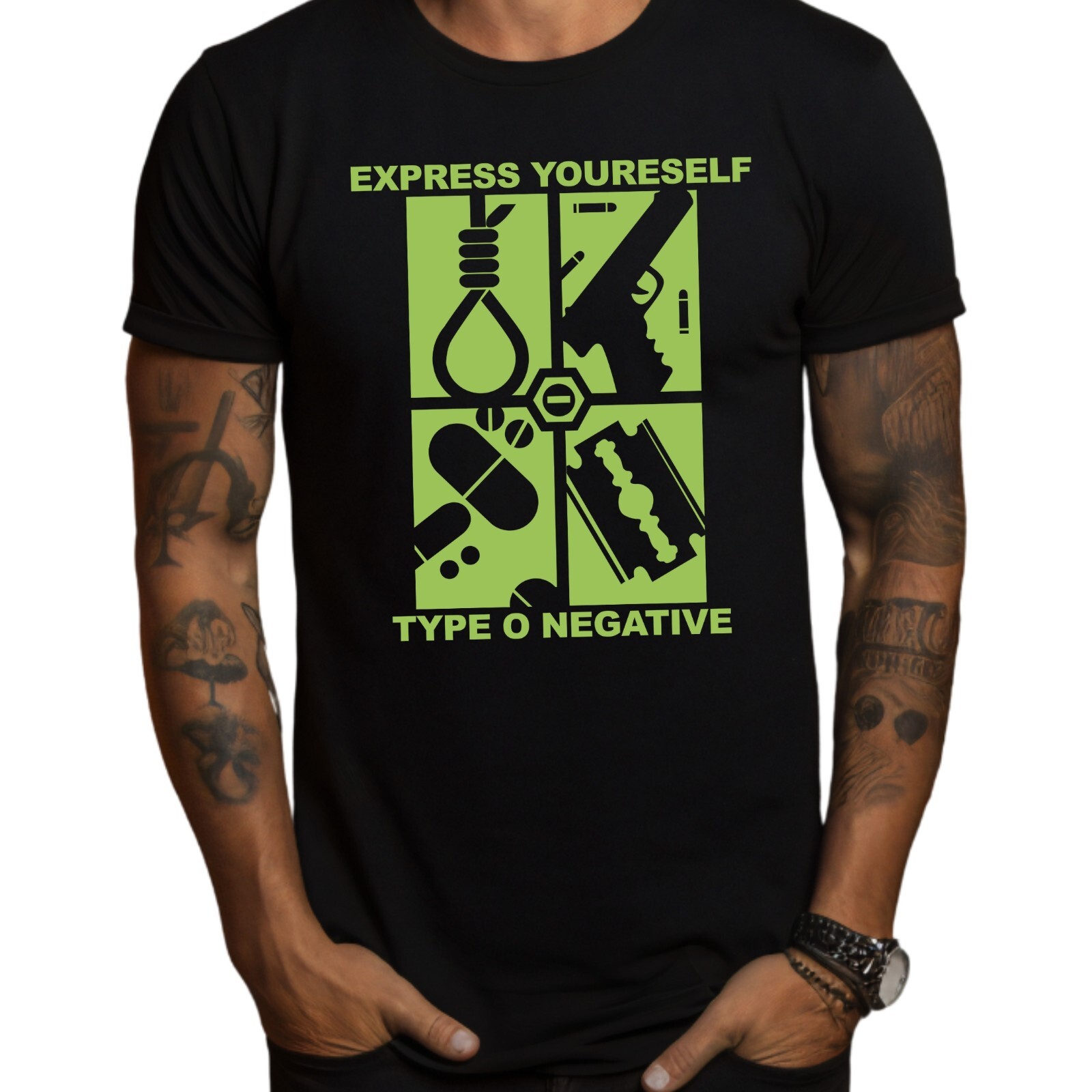 Type O Negative Express Yourself T-Shirt Black S-3XL