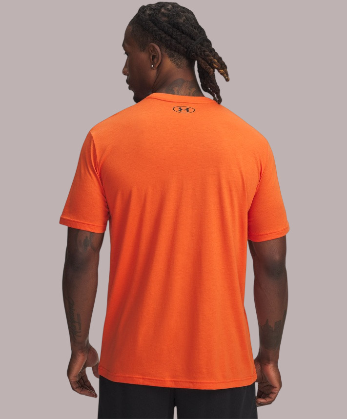 Under Armour Men’s Project Rock Simple Branded Sz L / XL Orange T Shirt New