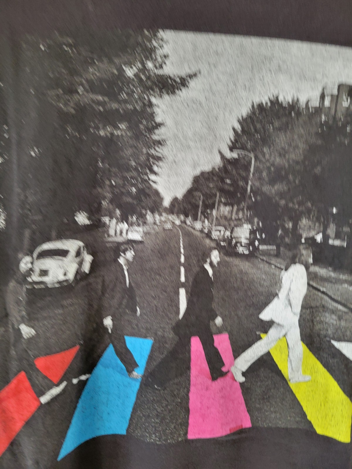 Beatles Pride T-Shirt 2017 Abbey Road Black / Multi-color Large Free Shipping