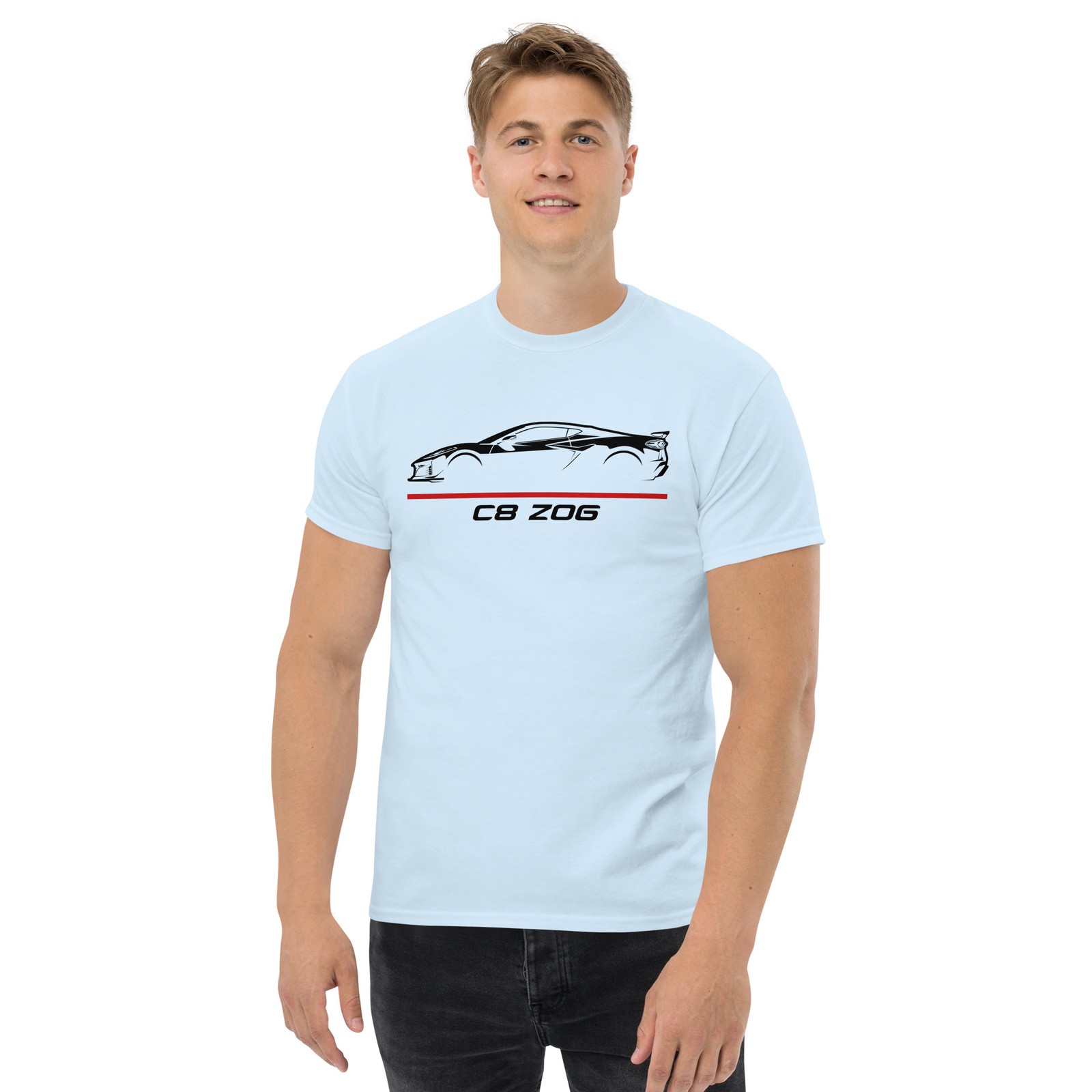 C8 Z06 Corvette Flat Plane Crank High RPM Weapon Graphic T-Shirt Gift