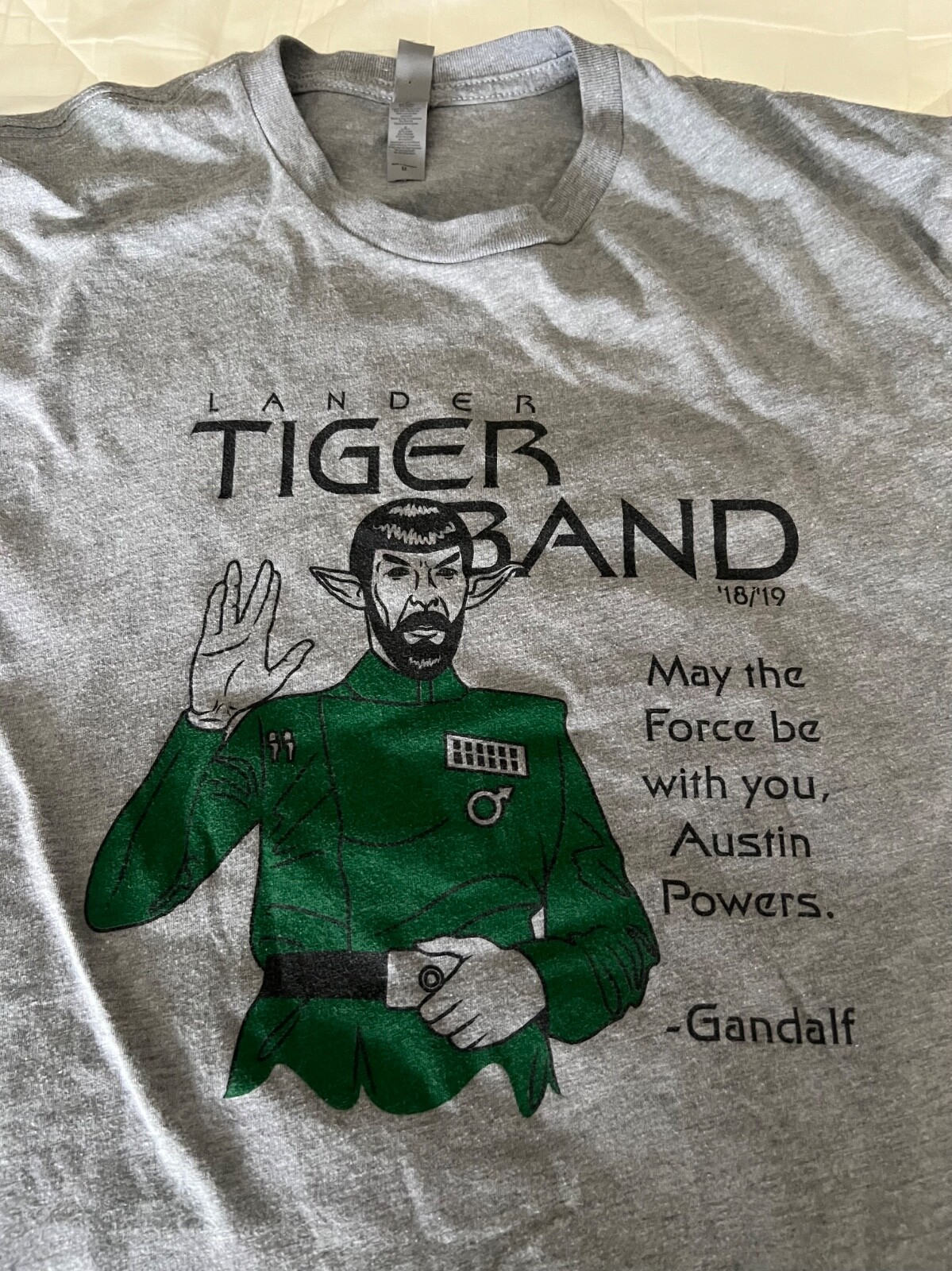 Lander Tiger Band 2018 / 2019 Tour T Shirt cool design Star Wars Star Trek Hobit