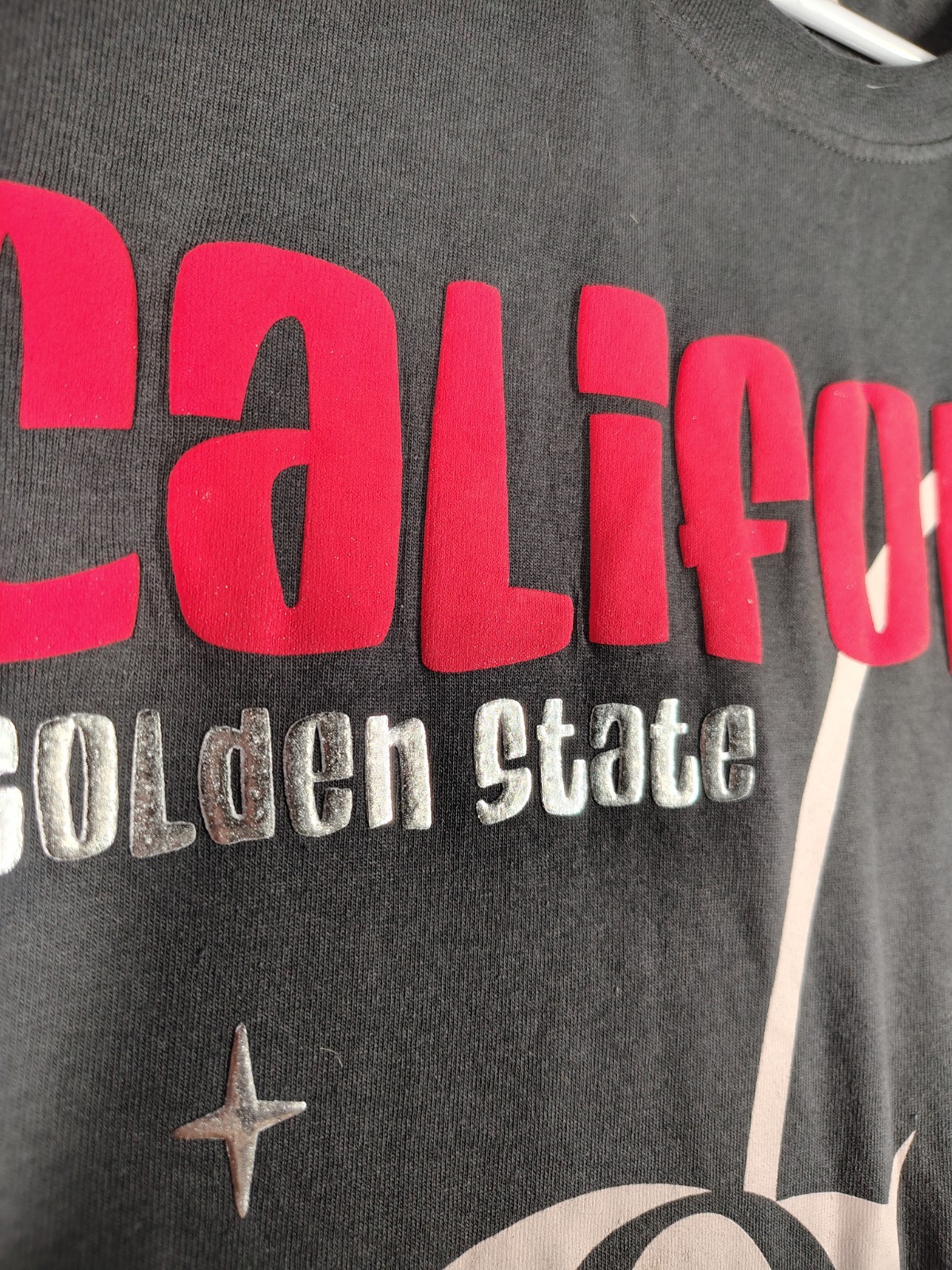 Recycled Threads Men’s XL California 1990 West Coast Graphic Tee Black NWT