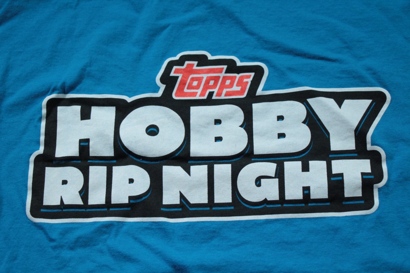 Topps Hobby Rip Night T-Shirt Sports Card Shirt Baseball Basketball Football L