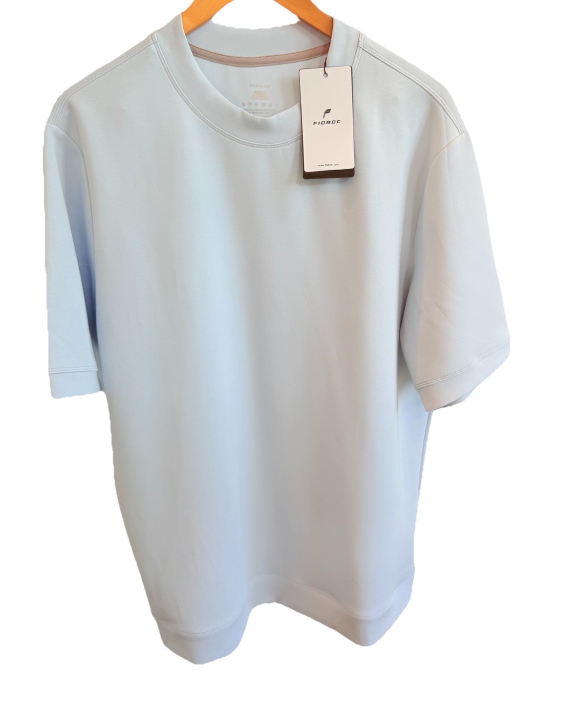 Fioboc Men’s 2XL Modal Blend Short Sleeve Shirt High Tec 4 Way Stretch NWT
