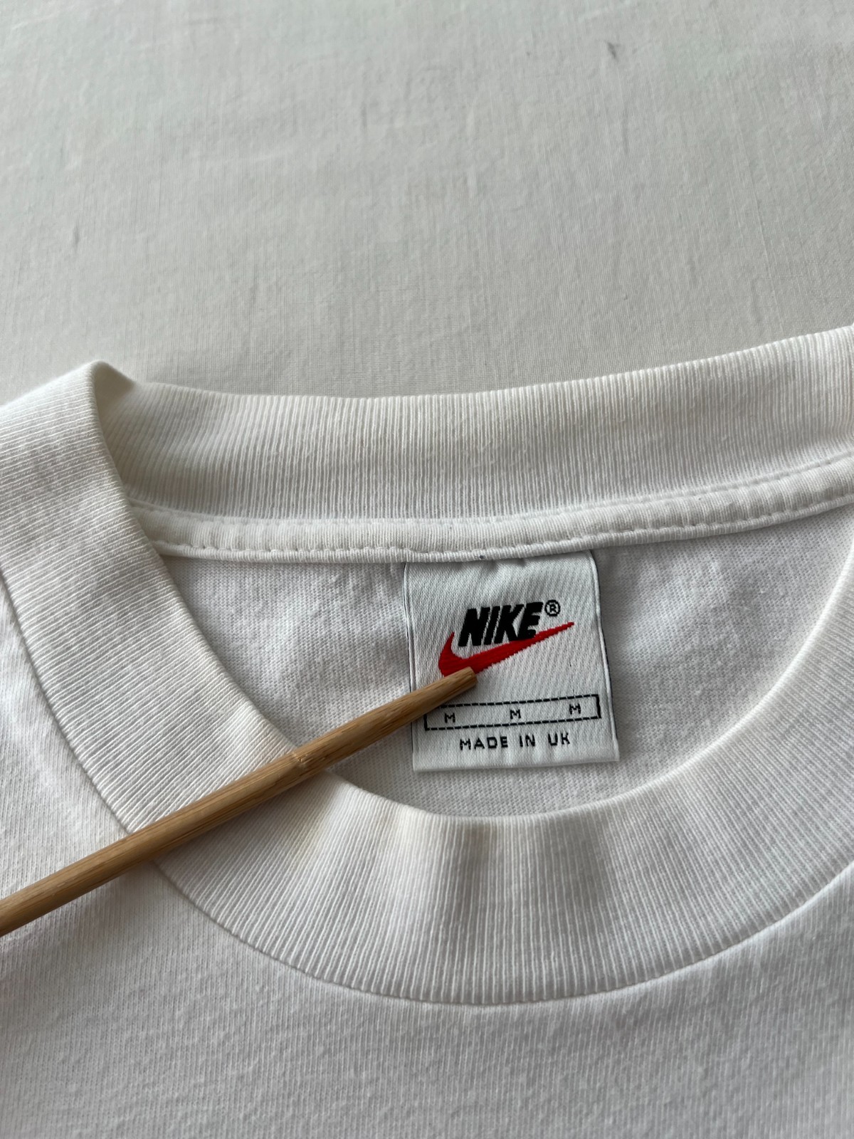 Vintage 90s Nike Davidoff Swiss Indoors Tennis White T-shirt Sz M