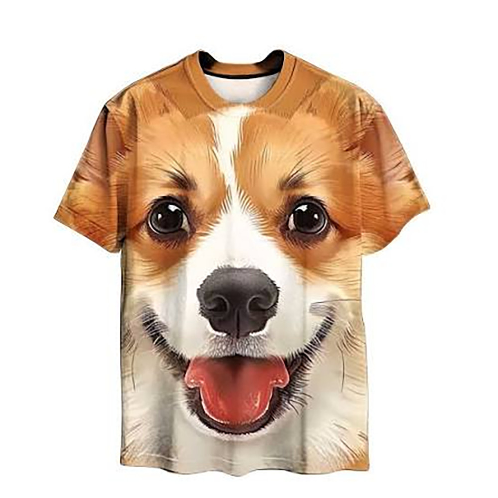 NEW Dog Funny T-shirt 3D Full Size S-5XL Gift For Family