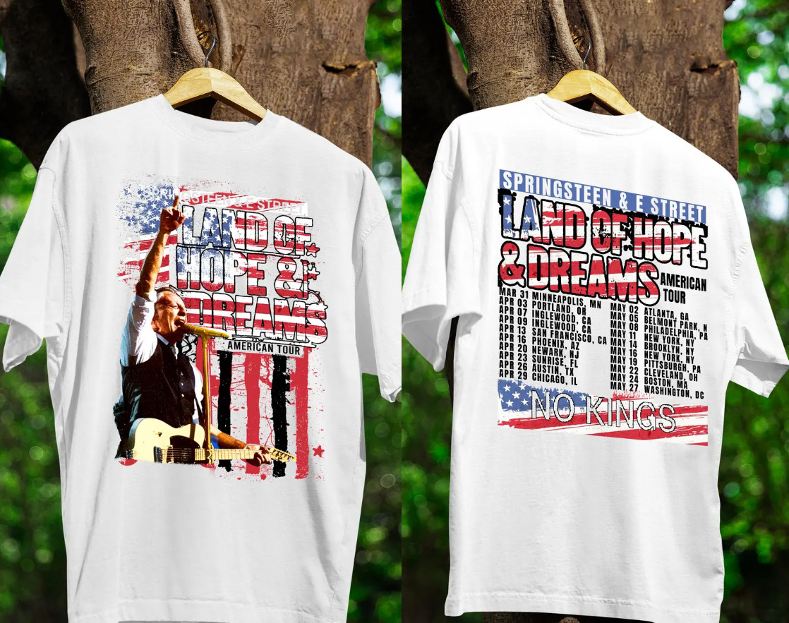 Bruce Springsteen & E Street Band American Tour 2026 Shirt