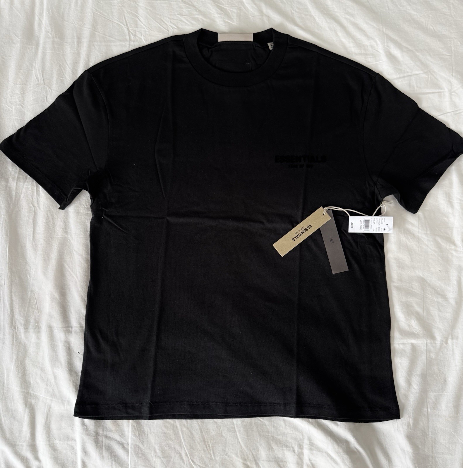 Fear of God Essentials Original Authentic Logo T-Shirt Men’s Streetwear Tee