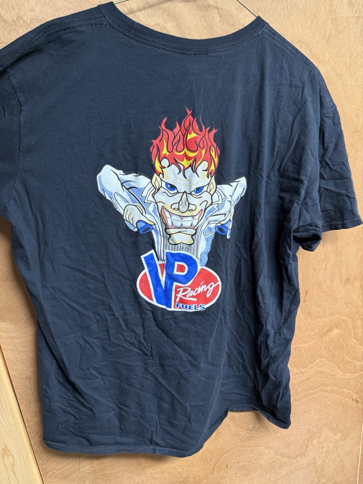 VP RACING FUELS MAD SCIENTIST Men’s XL Racing / Sports Car Tee Shirt Y2K