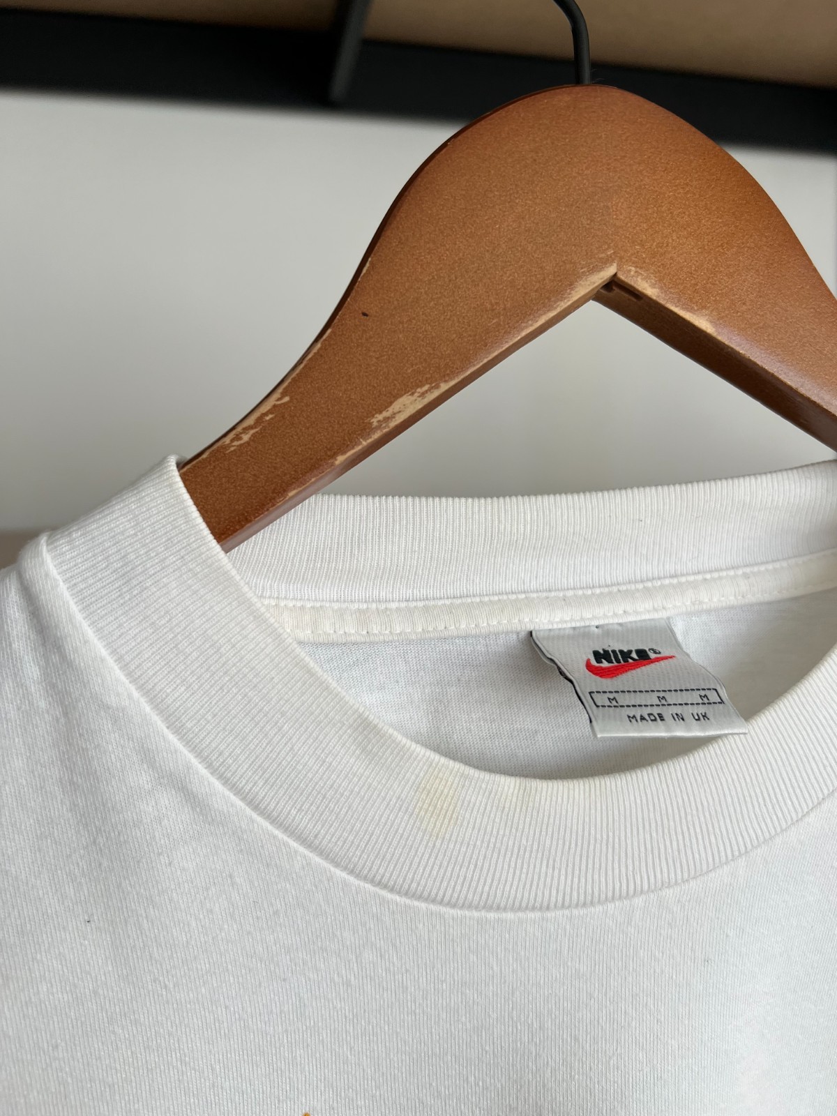 Vintage 90s Nike Davidoff Swiss Indoors Tennis White T-shirt Sz M