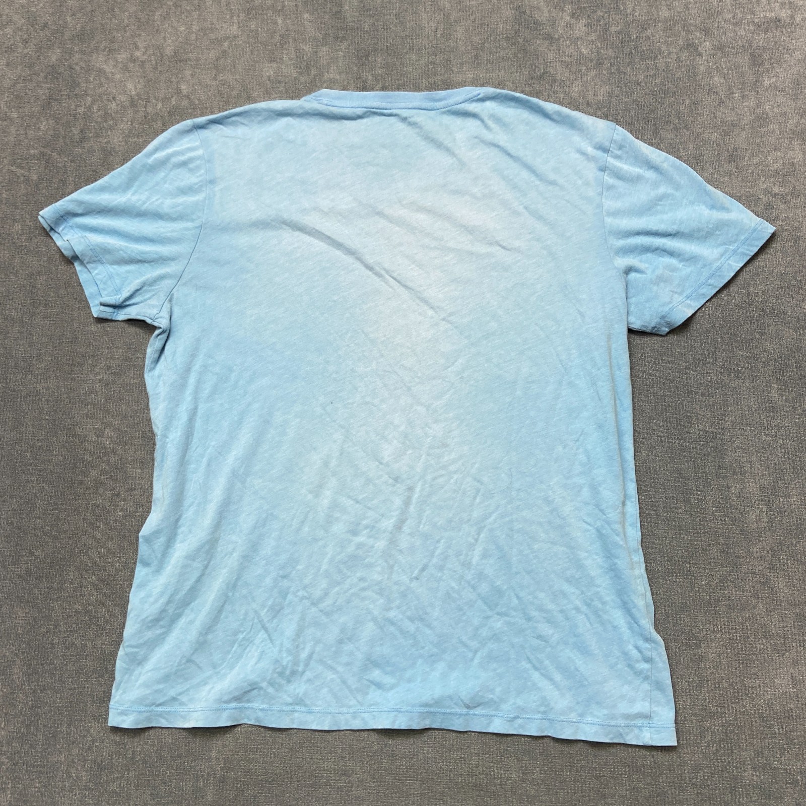 Banana Republic T-Shirt Mens Large Blue Short Sleeve V-Neck Casual Pullover