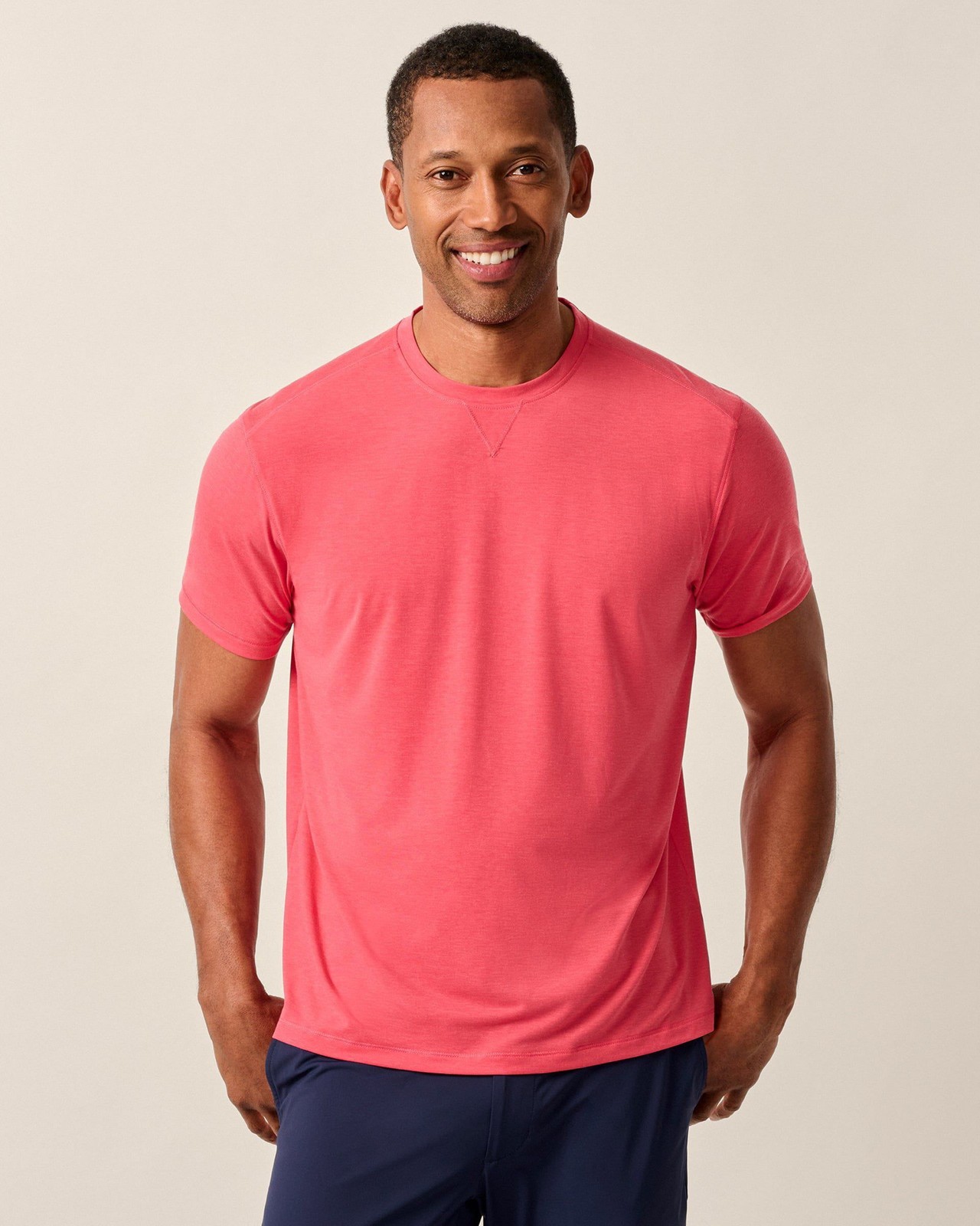 johnnie-O The Course Performance T-Shirt Mens Lobster COURSE TEE (7851459)