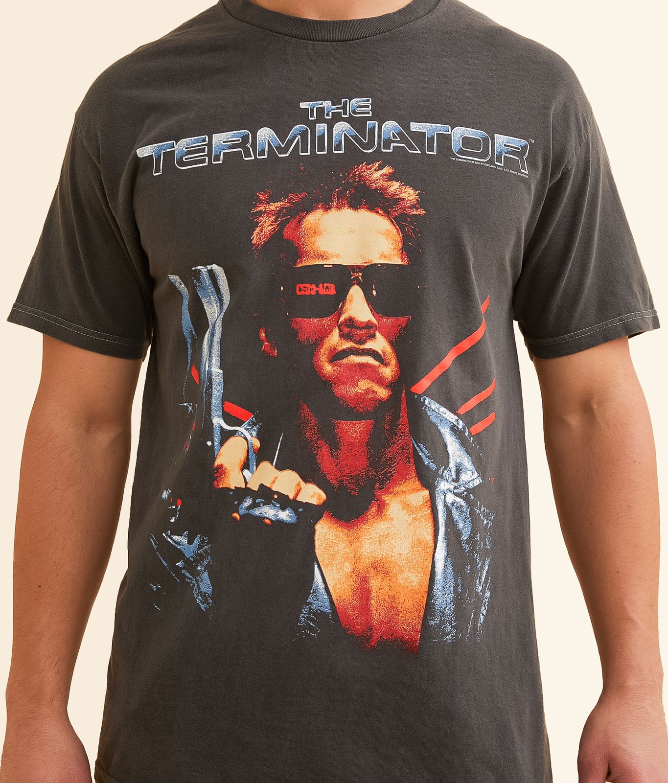 The Terminator Movie 90s Charcoal in T shirt Retro style Unisex tee NH27946