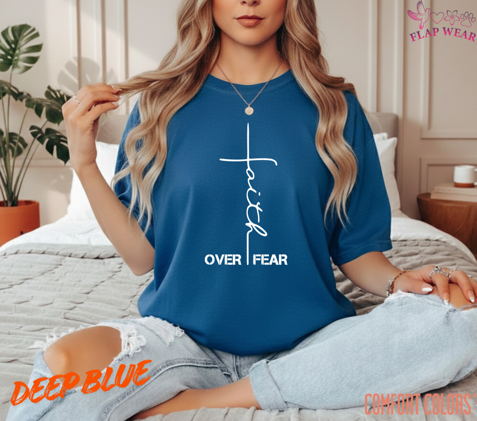 Unisex Faith Over Fear Chri T-Shirt, Men T shirt,Women T shirt Gift Religion Top