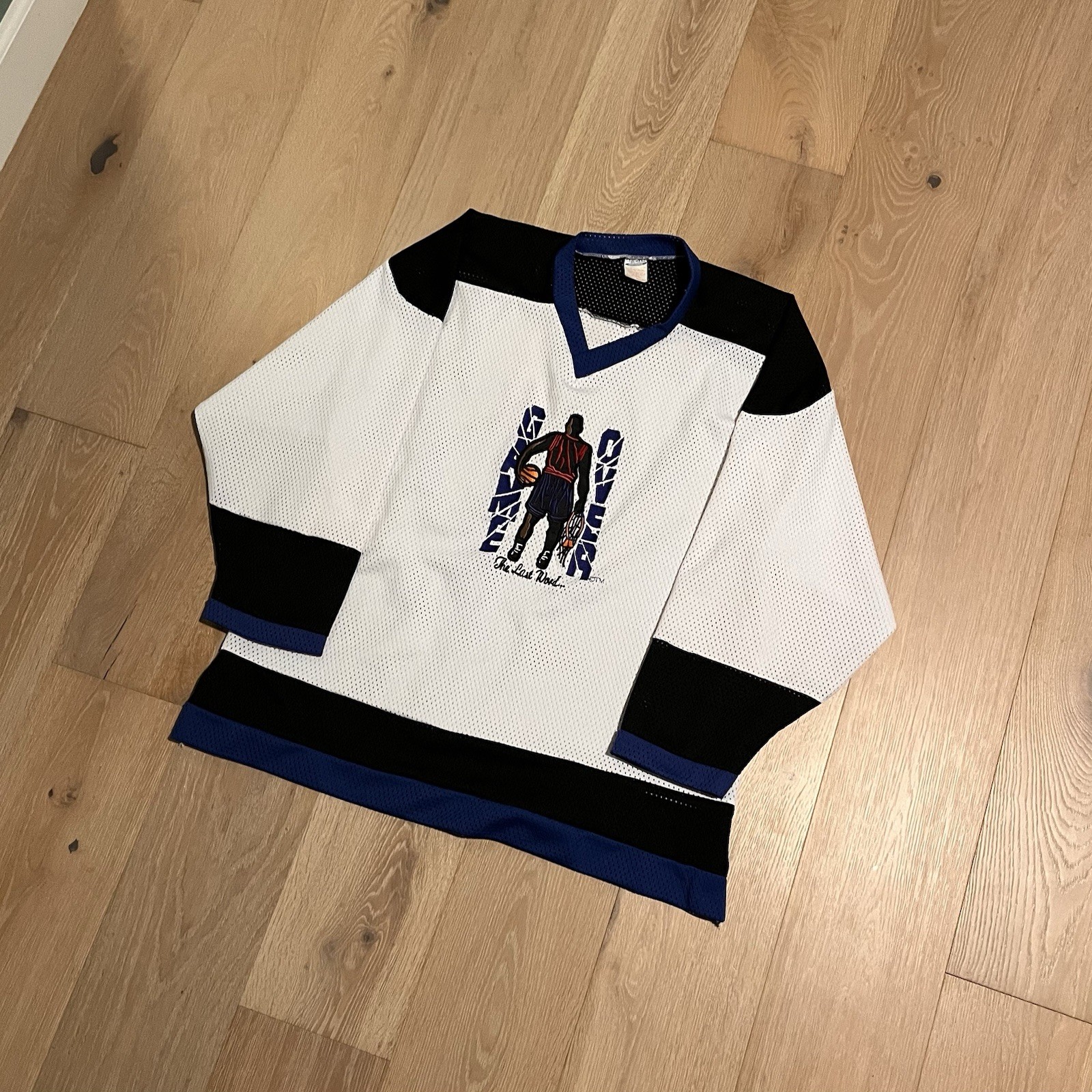 Vintage Michael Jordan retirement gamewear hockey jersey