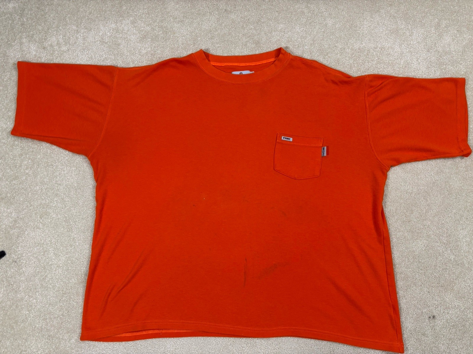Tyndale FR Mens 3XL XXXL 8 Cal HRC 2 Flame Resistant Work T Shirt Orange USA Tee