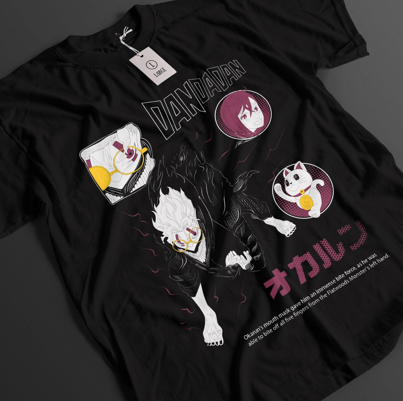 Dandadan T-shirt Okarun Shirt Momo Seiko Ayase Top Aira Turbo Granny Unisex Tee