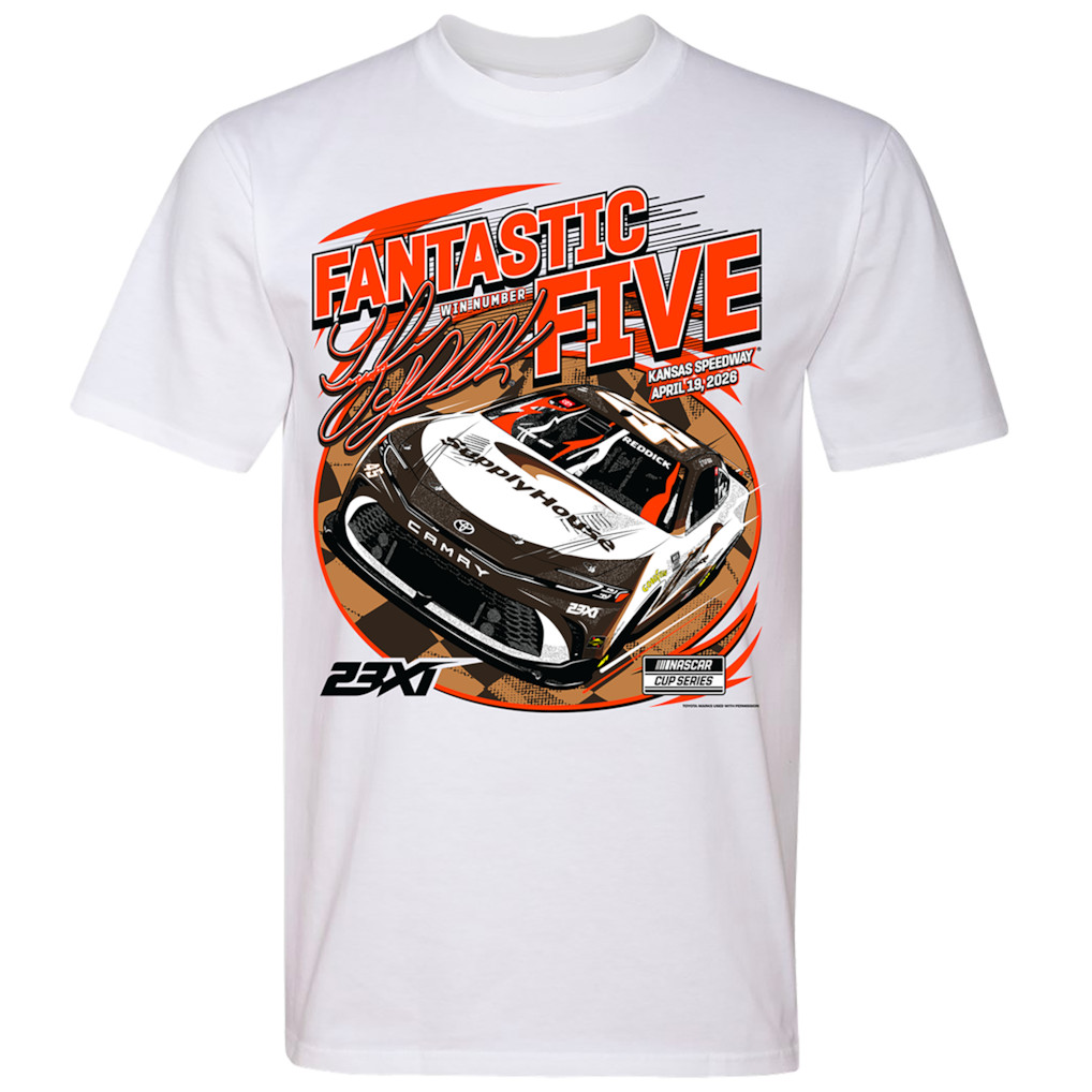 Tyler Reddick Kansas Speedway Race Winner T Shirt NASCAR Racing Tee