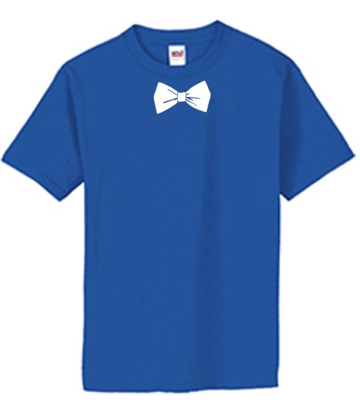 NW MEN’S PRINTED NECKTIE “BOW TIE” FUNNY HIPSTER T-SHIRT S M L XL 2XL 3X 4XL 5XL