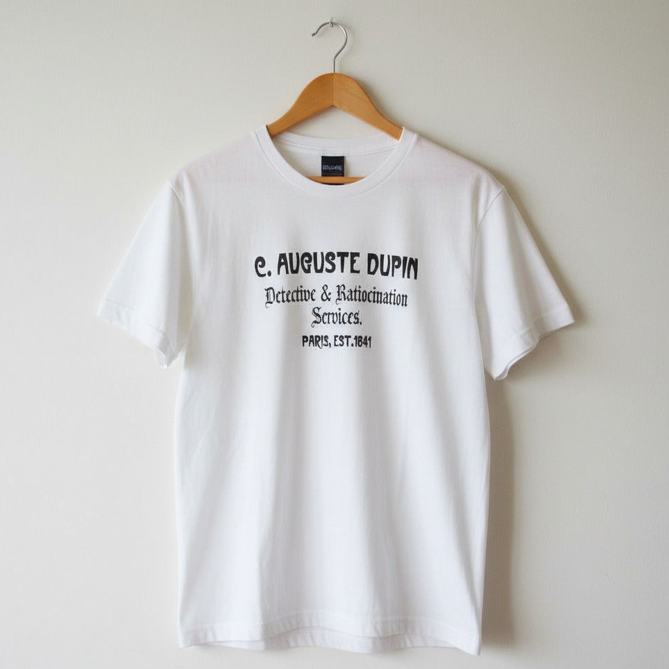 Edgar Allan Poe T-Shirt – C. Auguste Dupin, Detective & Ratiocination Services