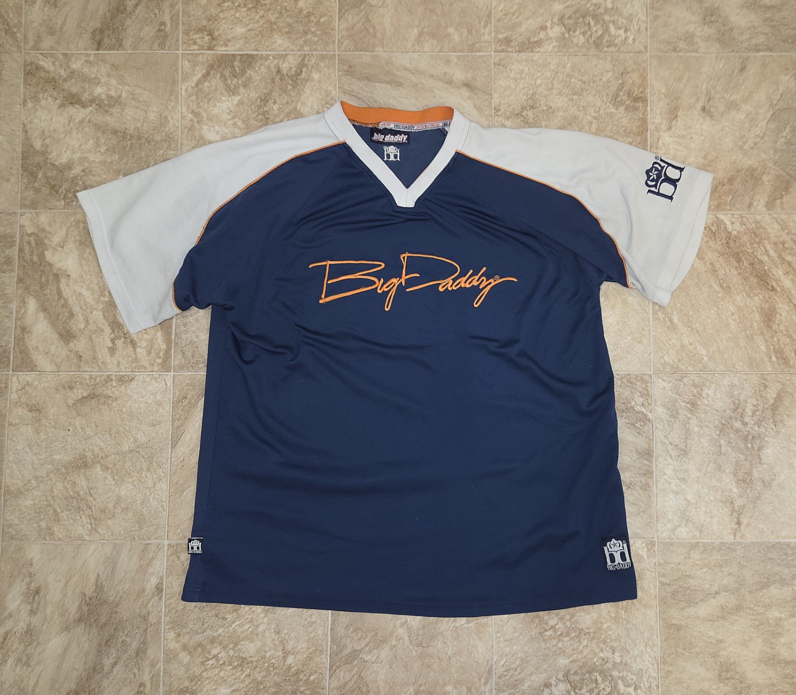 Big Daddy Gear Vintage Men’s Graphic Logo T-Shirt Y2K Size ~Large (L) See Pics