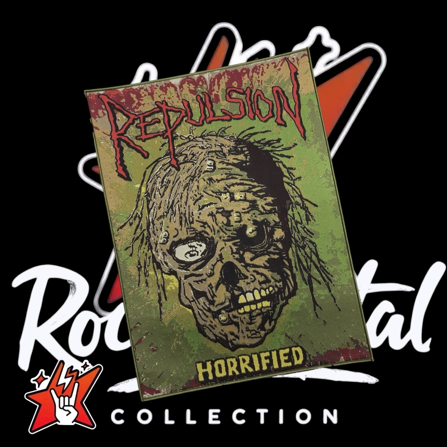 Repulsion Exclusive Woven Patch Death Metal Obituary Morbid Angel