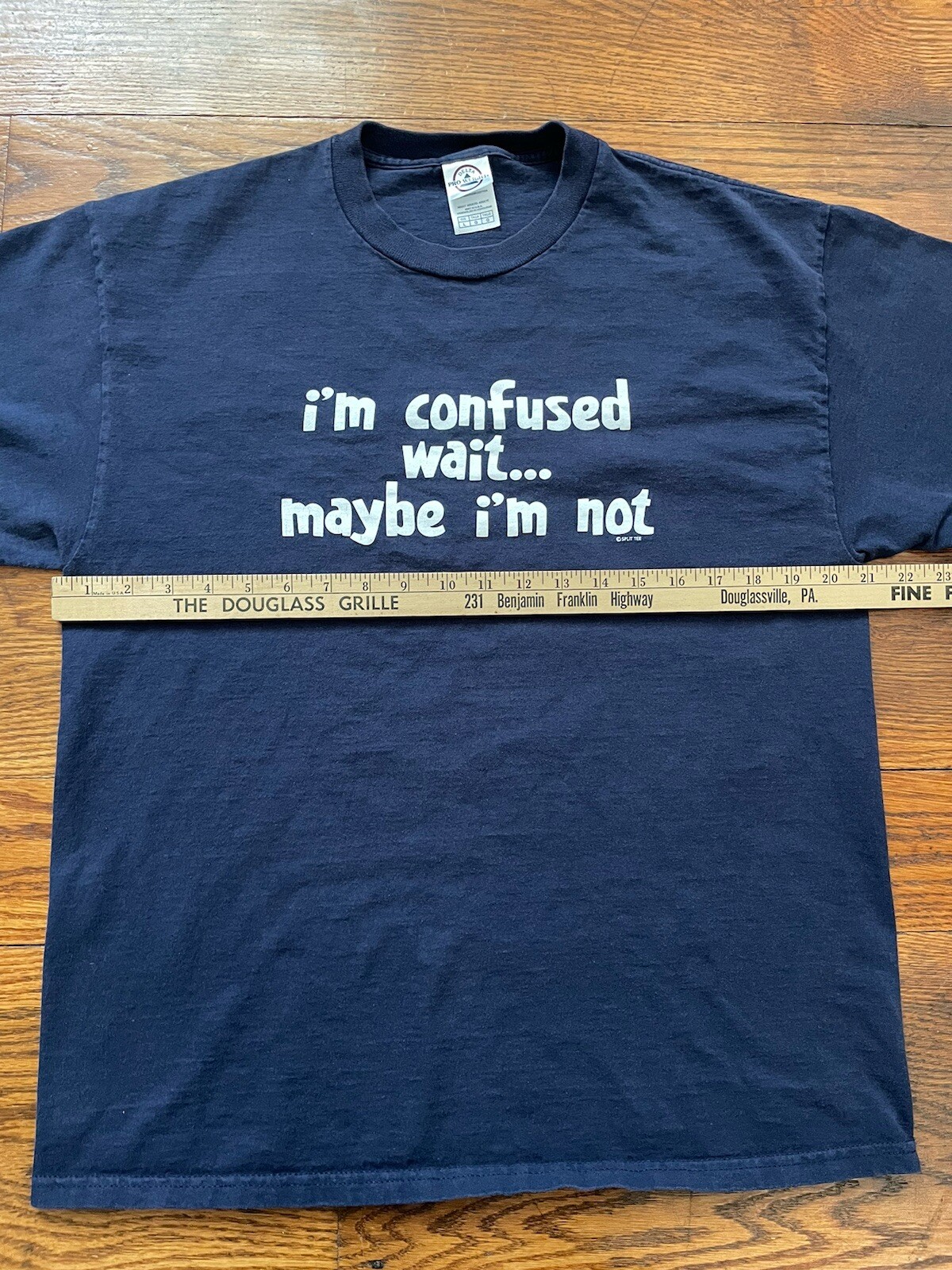 Vintage Large Wait I’m Confused Maybe I’m Not Parody Humor Y2k T Shirt Funny 00s